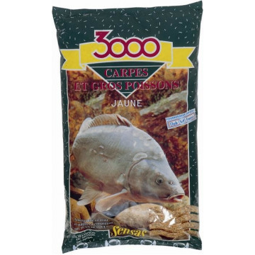 Прикормка SENSAS 3000 Carp Jaune