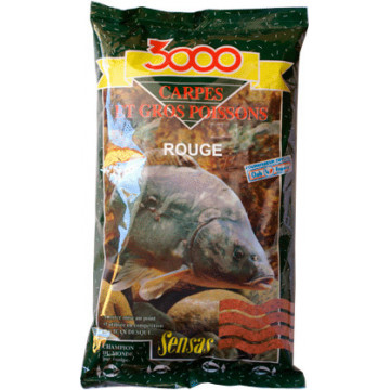Прикормка SENSAS 3000 Carp Rouge