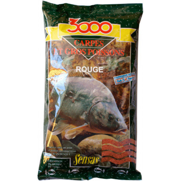 Прикормка SENSAS 3000 Carp Rouge
