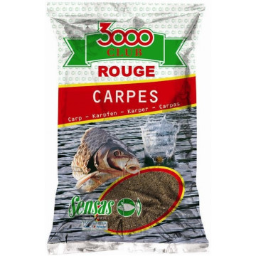 Прикормка SENSAS 3000 Club Carp Rouge
