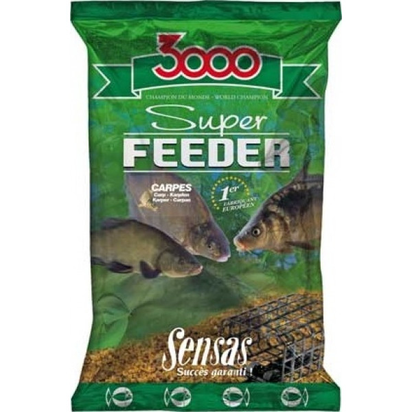 Прикормка Sensas 3000 Super FEEDER Carp 1кг