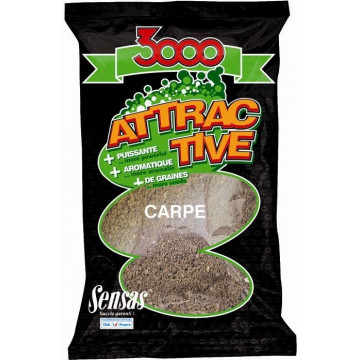 Прикормка SENSAS 3000 Attractive Carpe