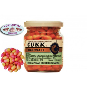 Кукуруза CUKK DELIKATES EXTRA (аромат чесночный-розовая)(220мл.-130г.)