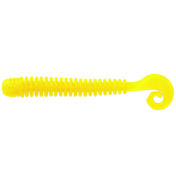 Мягкие приманки LureMax CHEEKY WORM 4''/10см, LSCW4-001 Chartreuse (10 шт.)