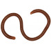 Мягкие приманки LureMax EARTHWORM 3,5'''/8см LSME35B-018 Worm Brown (банка)
