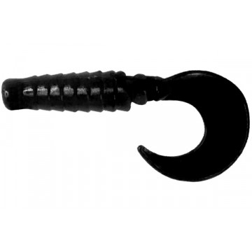 Мягкие приманки LureMax EBISU 2,5&quot;/6,5см, LSE25-006 Black (10 шт.)