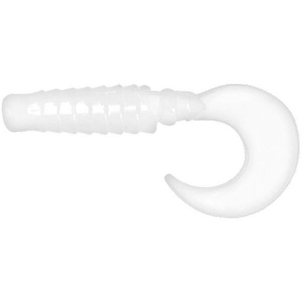 Мягкие приманки LureMax EBISU 2,5&quot;/6,5см, LSE25-020 Glow White (10 шт.)