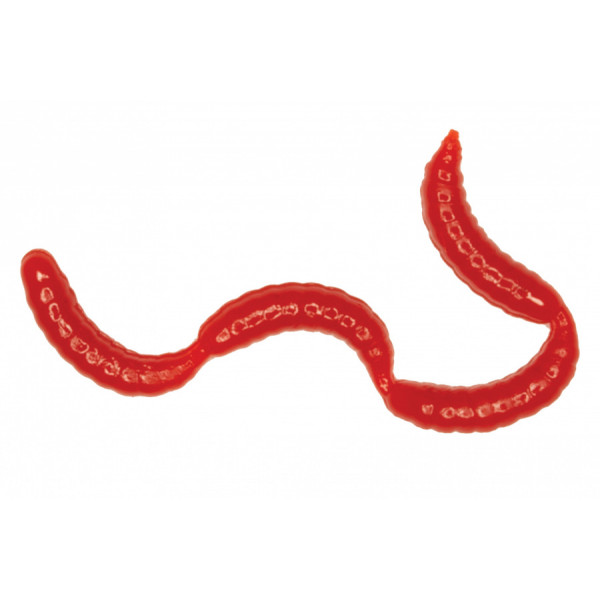 Мягкие приманки LureMax MAGGOT 0,5''/1см LSMG05B-019 Blood Red (банка)