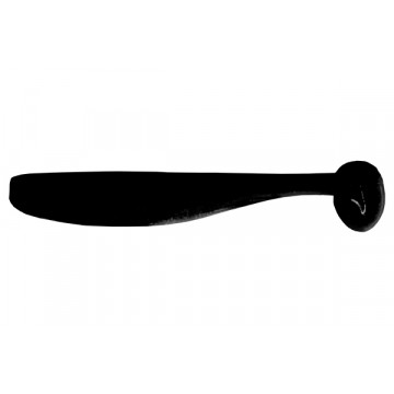 Мягкие приманки LureMax SLIM SHAD 2''/5см, LSSLS2-006 Black (10 шт.)