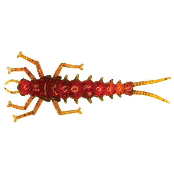 Мягкие приманки LureMax STONE FLY 1,5&quot;/4,5 см,004-Caramel Oil (10 шт)
