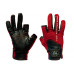 Перчатки спиннингиста Alaskan двухпалые Red/BL  M (AGWK-11M)