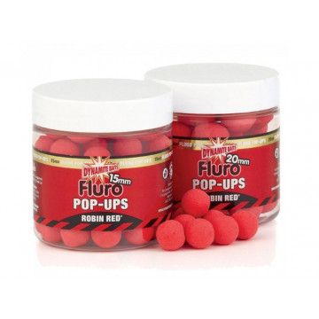 Плавающие бойлы Dynamite Baits Robin Red Fluro Pop-Ups 15 мм