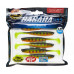 Виброхвост LUCKY JOHN Basara Soft Swim 3D, 3.5in (89 мм), цвет PG01, 6 шт.