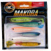 Виброхвост LJ 3D Series Makora Shad Tail 4.0in (10,00), цвет MIX1, 6 шт.