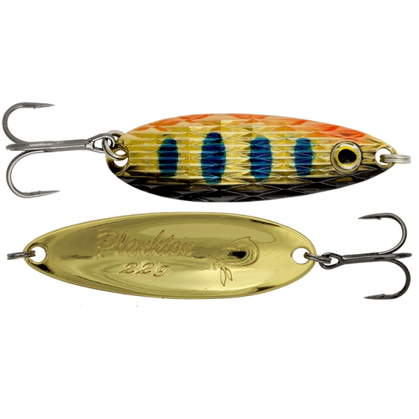 Блесна колеблющаяся LureMax Plankton 64mm, 18g, 17, White eye