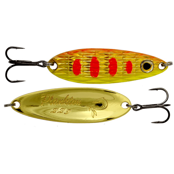Блесна колеблющаяся LureMax Plankton 64mm, 18g, 24, White eye