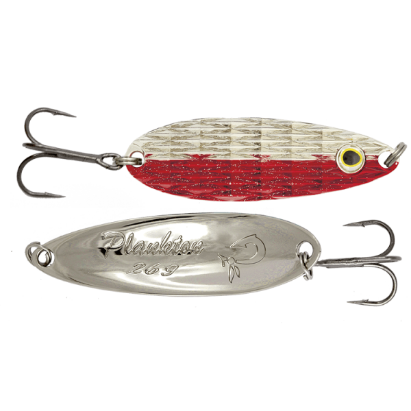 Блесна колеблющаяся LureMax Plankton 75mm, 26g, 38, White eye