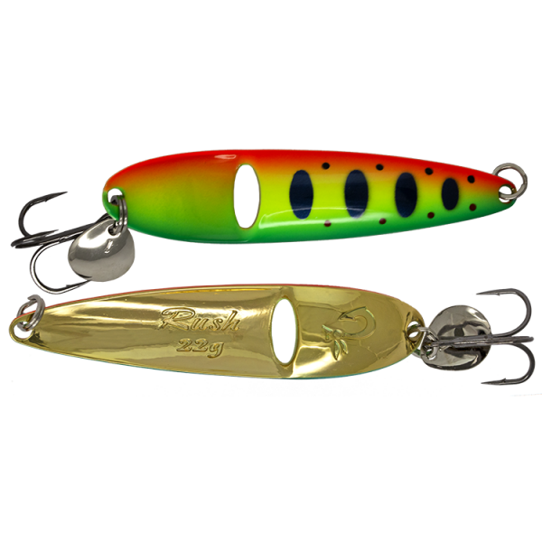 Блесна колеблющаяся LureMax Rush 80mm, 22g, 07, Silver eye
