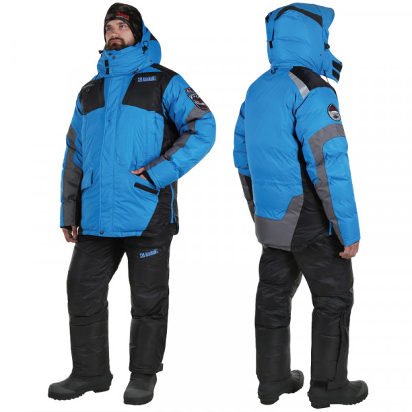 Костюм зимний Alaskan Anchorage черный/серый/синий 2XL
