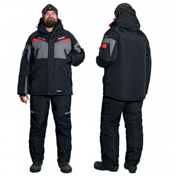 Костюм зимний Alaskan Dakota серый/черный     XS (куртка+полукомбинезон)