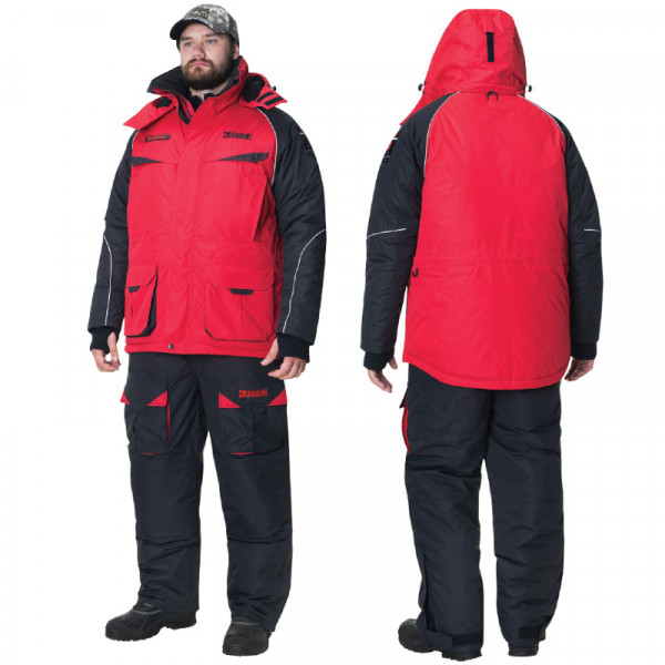 Костюм зимний Alaskan New Polar красный/черный 2XL (куртка+полукомбинезон)