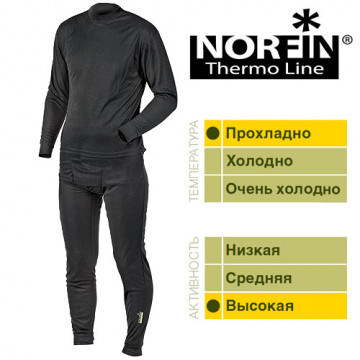 Термобелье NORFIN Thermo Line (XXXL Черный) 3008106-XXXL