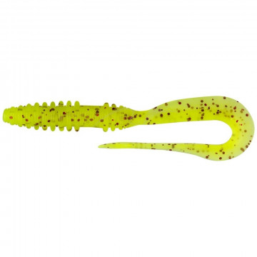 Приманка Keitech Mad Wag Mini 3,5 col PAL#01 Chartreuse Red Flake