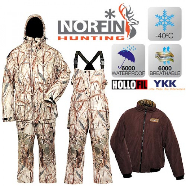 Костюм охотничий зимний Norfin Hunting North Ritz 719004-XL