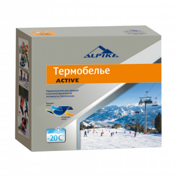 Термобелье Т-09Ч ALPIKA ACTIVE (до - 20С, цвет: черный, размер: 50)